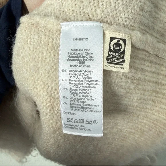 Madewell Brushed Checkerboard Fair Isle Sweater - Picture 6 of 8